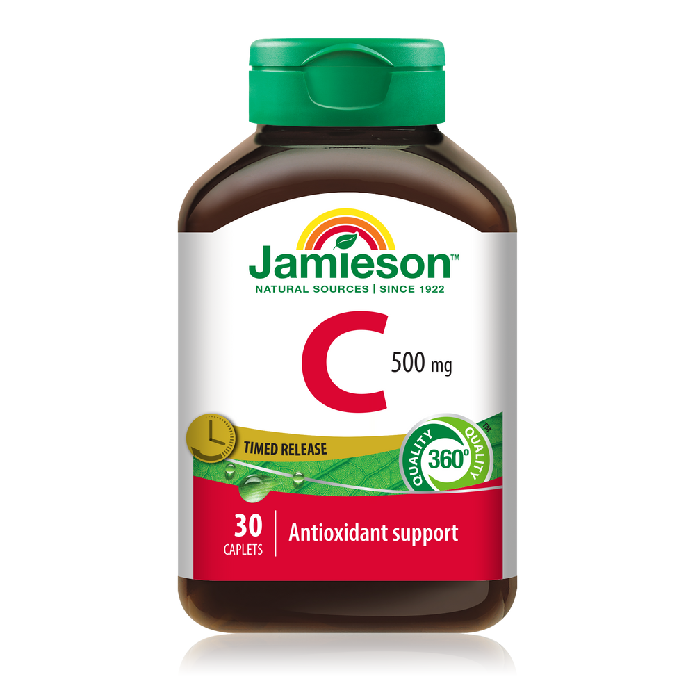 Vitamin C 500 mg | Timed Release | Capsules